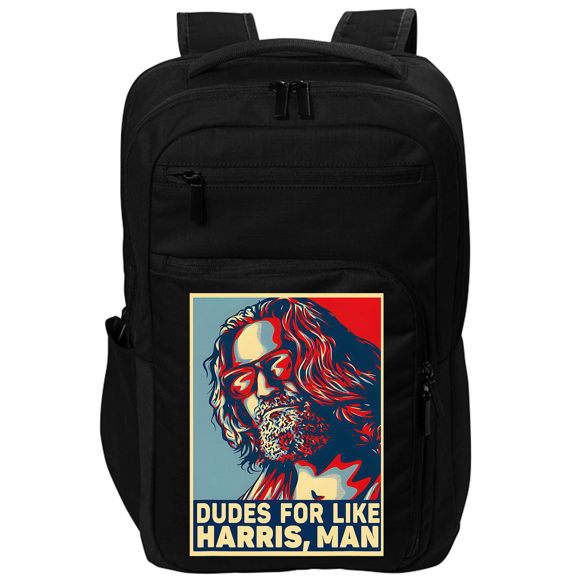 Dudes For Like Harris Man Vote Kamala For President Impact Tech Backpack