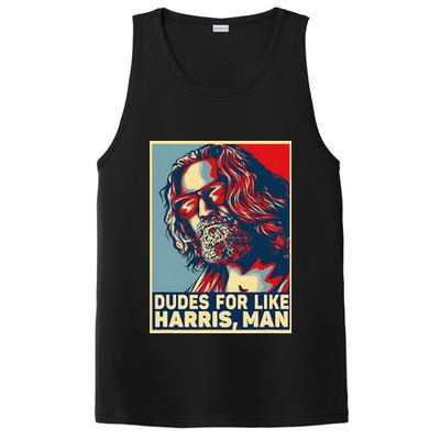 Dudes For Like Harris Man Vote Kamala For President PosiCharge Competitor Tank