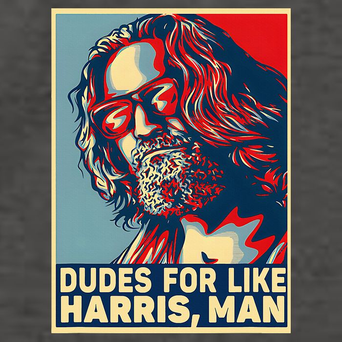Dudes For Like Harris Man Vote Kamala For President Vector Backpack