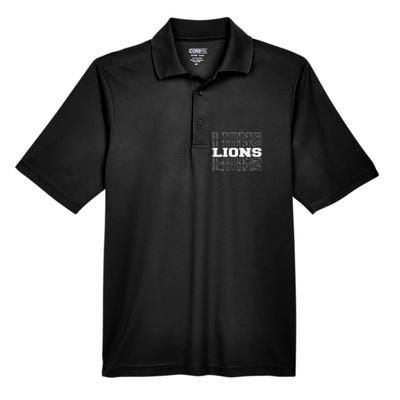 Detroit Football Lions Men's Origin Performance Pique Polo