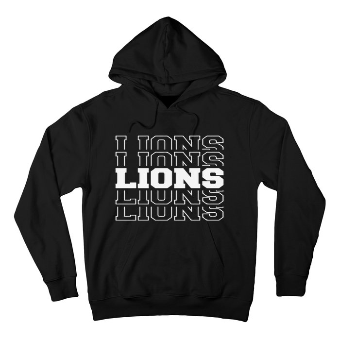 Detroit Football Lions Hoodie