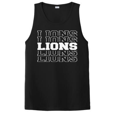 Detroit Football Lions PosiCharge Competitor Tank