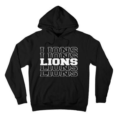 Detroit Football Lions Tall Hoodie