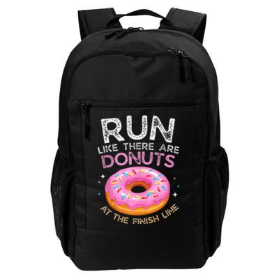 Donut Finish Line Marathon Funny Running For Men Women Daily Commute Backpack