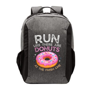 Donut Finish Line Marathon Funny Running For Men Women Vector Backpack