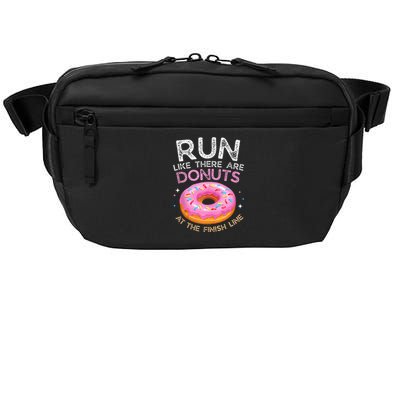 Donut Finish Line Marathon Funny Running For Men Women Crossbody Pack