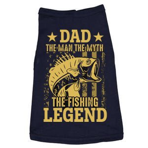 Dad Fishing Legend Flag Doggie Tank