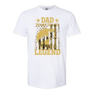 Dad Fishing Legend Flag Softstyle CVC T-Shirt