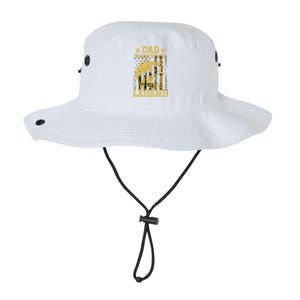 Dad Fishing Legend Flag Legacy Cool Fit Booney Bucket Hat