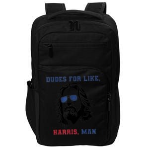 Dudes For Like Harris Man White Dudes For Harris Impact Tech Backpack