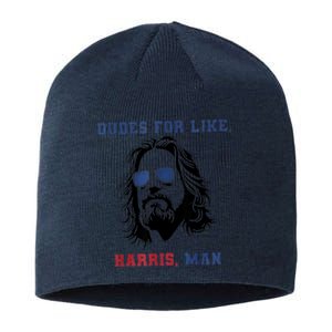 Dudes For Like Harris Man White Dudes For Harris Sustainable Beanie