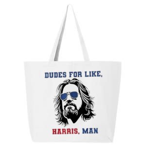 Dudes For Like Harris Man White Dudes For Harris 25L Jumbo Tote