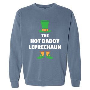 Dad Father Leprechaun St Patricks Day Hit Daddy Great Gift Garment-Dyed Sweatshirt