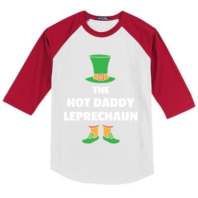 Dad Father Leprechaun St Patricks Day Hit Daddy Great Gift Kids Colorblock Raglan Jersey