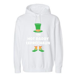 Dad Father Leprechaun St Patricks Day Hit Daddy Great Gift Garment-Dyed Fleece Hoodie