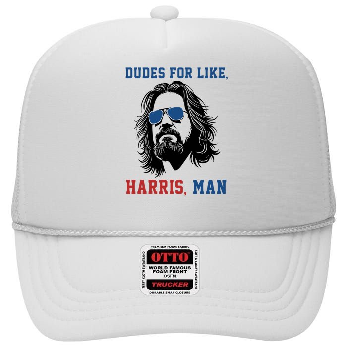 Dudes For Like Harris Man High Crown Mesh Back Trucker Hat