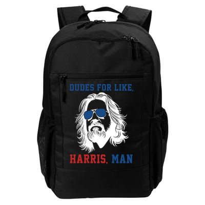 Dudes For Like Harris Man Funny Kamala Harris 2024 Backpack