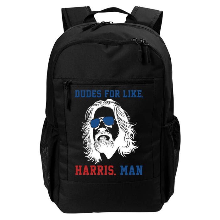 Dudes For Like Harris Man Funny Kamala Harris 2024 Backpack