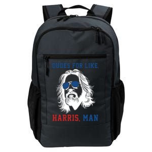 Dudes For Like Harris Man Funny Kamala Harris 2024 Daily Commute Backpack