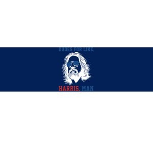 Dudes For Like Harris Man Funny Kamala Harris 2024 Bumper Sticker