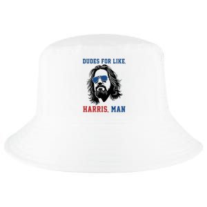 Dudes For Like Harris Man Funny Kamala Harris 2024 Cool Comfort Performance Bucket Hat