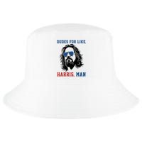 Dudes For Like Harris Man Funny Kamala Harris 2024 Cool Comfort Performance Bucket Hat