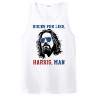 Dudes For Like Harris Man Funny Kamala Harris 2024 PosiCharge Competitor Tank