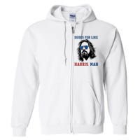 Dudes For Like Harris Man Funny Kamala Harris 2024 Full Zip Hoodie