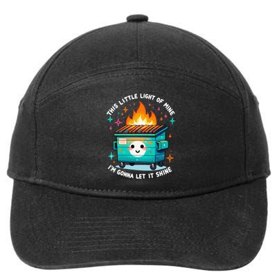 Dumpster Fire Light IM Gonna Let It Shine Halloween 7-Panel Snapback Hat