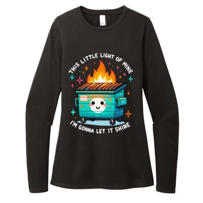 Dumpster Fire Light IM Gonna Let It Shine Halloween Womens CVC Long Sleeve Shirt