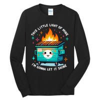 Dumpster Fire Light IM Gonna Let It Shine Halloween Tall Long Sleeve T-Shirt