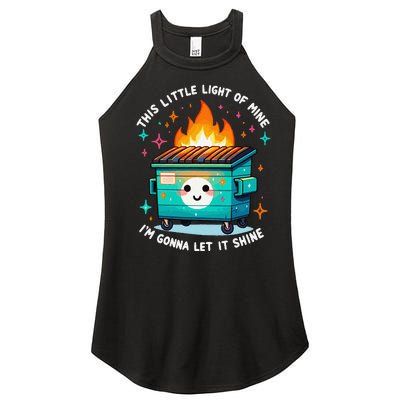 Dumpster Fire Light IM Gonna Let It Shine Halloween Women’s Perfect Tri Rocker Tank