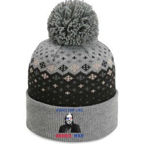 Dudes For Like Harris Man White Dude For Kamala Harris 2024 The Baniff Cuffed Pom Beanie