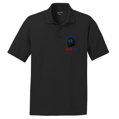 Dudes For Like Harris Man Funny White Dudes For Harris 2024 Gift PosiCharge RacerMesh Polo