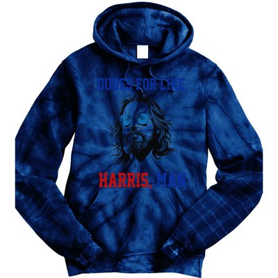 Dudes For Like Harris Man Funny White Dudes For Harris 2024 Gift Tie Dye Hoodie