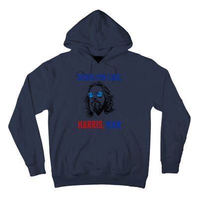 Dudes For Like Harris Man Funny White Dudes For Harris 2024 Gift Tall Hoodie