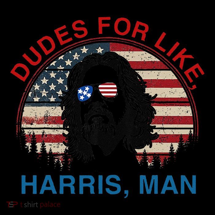 Dudes For Like Harris Man White Dude For Kamala Harris 2024 Gift T-Shirt