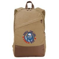 Dudes For Like Harris Man Funny White Dudes For Harris 2024 Cotton Canvas Backpack