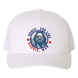 Dudes For Like Harris Man Funny White Dudes For Harris 2024 Yupoong Adult 5-Panel Trucker Hat