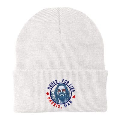Dudes For Like Harris Man Funny White Dudes For Harris 2024 Beanie