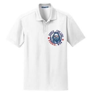 Dudes For Like Harris Man Funny White Dudes For Harris 2024 Dry Zone Grid Polo