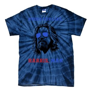 Dudes For Like Harris Man White Dude For Kamala Harris 2024 Tie-Dye T-Shirt