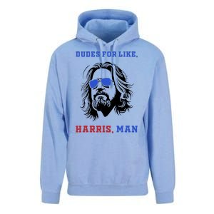 Dudes For Like Harris Man White Dude For Kamala Harris 2024 Unisex Surf Hoodie