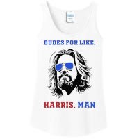 Dudes For Like Harris Man White Dude For Kamala Harris 2024 Gift Ladies Essential Tank