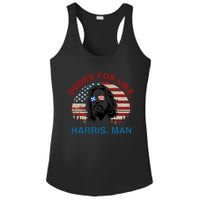 Dudes For Like Harris Man White Dude For Kamala Harris 2024 Ladies PosiCharge Competitor Racerback Tank