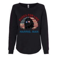 Dudes For Like Harris Man White Dude For Kamala Harris 2024 Womens California Wash Sweatshirt