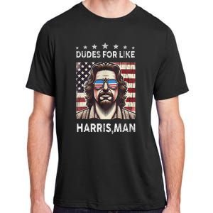 Dudes For Like Harris Man White Dude For Kamala Harris 2024 Adult ChromaSoft Performance T-Shirt