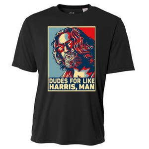 Dudes For Like Harris Man Vote Kamala For President Cooling Performance Crew T-Shirt