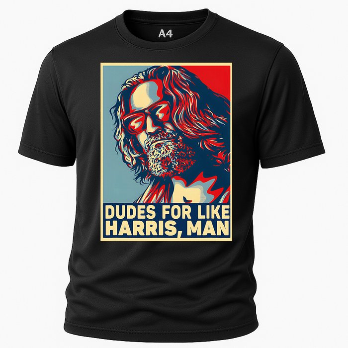 Dudes For Like Harris Man Vote Kamala For President Cooling Performance Crew T-Shirt