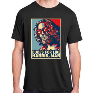 Dudes For Like Harris Man Vote Kamala For President Adult ChromaSoft Performance T-Shirt